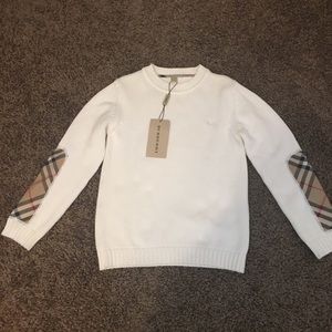 Burberry kids size 8 long sleeved sweater